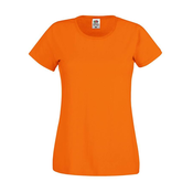 Orange Womens T-shirt Lady fit Original Fruit of the Loom