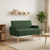 Dvojnica s gumbi Jungle Zelena 116 x 67 x 81 cm Žametna tkanina