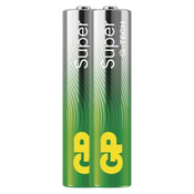 Baterija GP SUPER alkalna LR03 AAA 2 folija