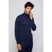 TUDORS Muška rolka Terry, Slim fit, Teget