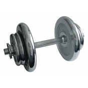 ACRAsport Uteži za vadbo, krom 17 kg