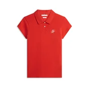 TOMMY HILFIGER Majica 1985  krvavo rdeča / bela