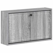 vidaXL omara za čevlje, pritrjena na steno EDE 71 x 17 x 43 cm