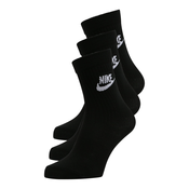 Nike Sportswear Čarape, crna / bijela
