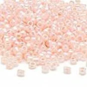 Kašaste perle (seed bead) 6/0 -4 mm pastelna narandzasta