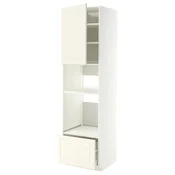 METOD / MAXIMERA Visoki element za ugradne uredaje, bela/Bodbyn prljavobela, 60x60x220 cm