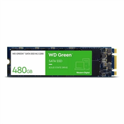 *WD zeleni SSD 480 GB SATA M.2 2280 WDS480G3G0B