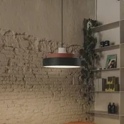 LEDS-C4 Keops 2 viseča svetilka, O 50 cm, barvna, aluminij - Dnevna soba/jedilnica - Sodobni - barvita stran