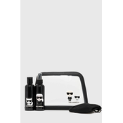 Karl Lagerfeld - Putni set - kozmeticka torbica, maska i dvije posudice