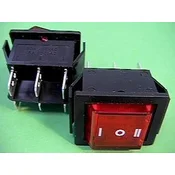 Stikalo MK-1592 KCD2-203N 230V AC osvetljeno VKLOP-IZKLOP-VKLOP 10 kosov