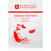 Erborian Ginseng Shot Mask Sheet maska s pomladujucim ucinkom 15 g