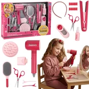 Mega Creative Lepotni set, frizerski salon za otroke, igrača frizer, zvok, svetloba 3+