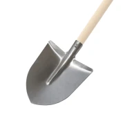 KONIČASTA LOPATA METAČA, ALUMINIJASTA, NASAJENA Z LESENIM ROČAJEM 140cm LAHKA | Topdom