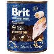 Brit BRIT Premium by nature Fish z ribjo kožo - mokra hrana za pse - 800g