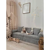 shumee Montessori Comfort mini igralni kavč v barvi vafljevega sivega