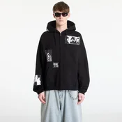 Mikina Wasted Paris M Taunt Boxy Zip Hoodie Black XL