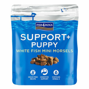 FISH4DOGS Support+ Puppy White Fish Mini Morsels 150 g