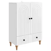 Kreveta Bijela 66 x 34,5 x 95 cm Konstruirano drvo