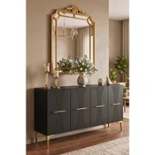 Hanah Home komoda Slim 120, 120 cm, antracit