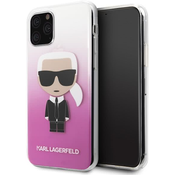 Karl Lagerfeld iPhone 11 Pro pink Gradient Ikonik Karl (KLHCN58TRDFKPI)