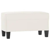 Vidaxl Klop bež 70x35x41 cm tkanina iz mikrovlaken