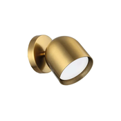 Ideal Lux - LED Stenski reflektor DODO 1xGX53/9W/230V medenina