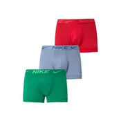 NIKE Underwear Boksarice golobje modra / zelena / neonsko zelena / rdeča