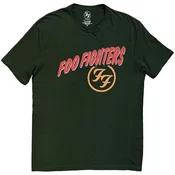 Foo Fighters Exhausted (Back Print) Green XL Majica