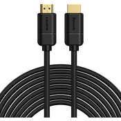 Baseus 2x HDMI 2.0 4K 30Hz Cable, 3D, HDR, 18Gbps, 8m (black)