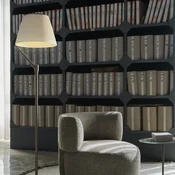 Kartell Angelo Stone LED-stojna svetilka, svetlo zlata - Dnevna soba/jedilnica - Dizajn - svetlo zlata, bela - Aluminij