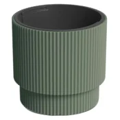 Prosperplast Milly GREEN cvetlični lonček iz borovega lesa 40 cm DBMIN400r + vložek