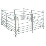 Ovcarnik s cetiri panela od galvaniziranog celika 137 x 137 x 92 cm