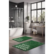 Lessentiel Maison Set prostirki za kupatilo CT-5415, 2 Komada, Zelena