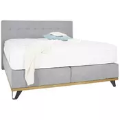 BOXSPRING KREVET siva