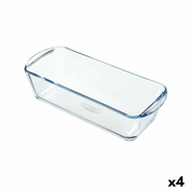 Kalup za Pečenje Pyrex Classic Vidrio Pravokutno Providan Staklo 28 x 11 x 8 cm (4 kom.)