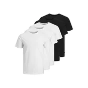 JACK & JONES Majica Essentials  črna / bela