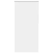 Vidaxl Rolo zatemnjena bela 110x210cm tkanina širina 105,7cm poliester