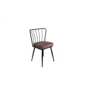 Hanah Home Yildiz 947 V2 Stolica, 2 komada, Crna