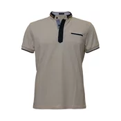 F.K. moška polo majica ruski ovratnik bež