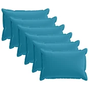Vidaxl Prevleka za blazino 6 kos HOUTEN Svetlo modra 40 x 60 cm