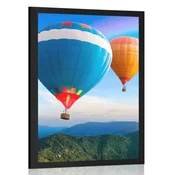 Plakat pustolovski baloni - 60x90 white