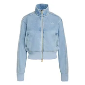 adidas Jeans jakna Firebird KQ6492 Modra Slim Fit
