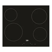 Beko HIC 64401 Ugradna ploca, 4 Hi-light zone za kuvanje