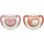 NUK First Choice Night 0-6m duda Bunny/Sheep 2 cm