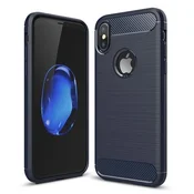 Ovitek Carbon za iPhone XS/X, mornarsko moder