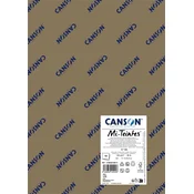 Papir za pastel Canson Mi-Teintes A3 160 g - 10 listov - Kostanjevo rjava 188