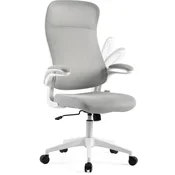 SENSE7 Ergonomski pisarniški stol Revo, siv, mreža, nastavljivi nasloni za roke