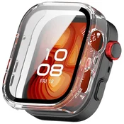 Ovitek z zaščito zaslona Techsuit Defense360 Pro za Huawei Watch Fit 5 Pro - prozoren