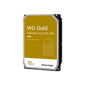 WD Gold 18TB HDD 7200rpm 6Gb/s sATA 512MB cache 3.5inch intern RoHS compliant Enterprise Bulk