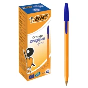 Kemijska olovka BIC - Orange Fine, plava, 20 komada